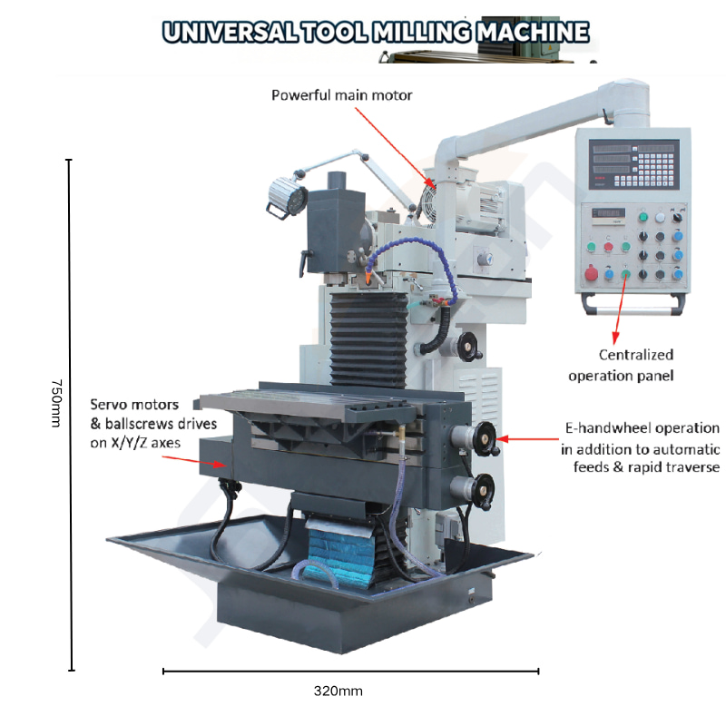 standard vertical mill X5032 standard vertical mill X5032