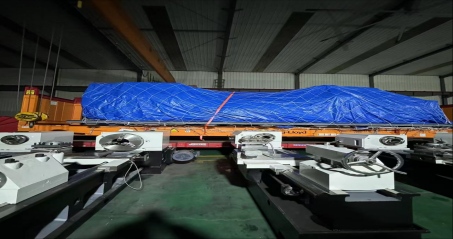 Vận chuyển máy tiện CNC giường nghiêng hạng nặng CKY61125-4000